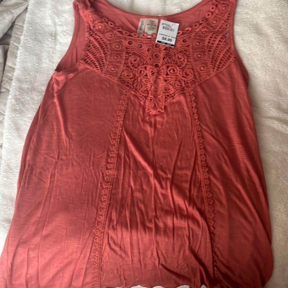 Orange tank top